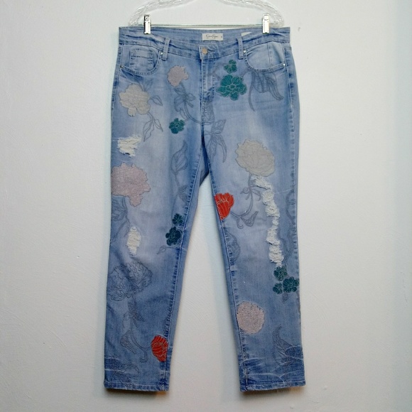 Jessica simpson embroidered jeans Clearance
